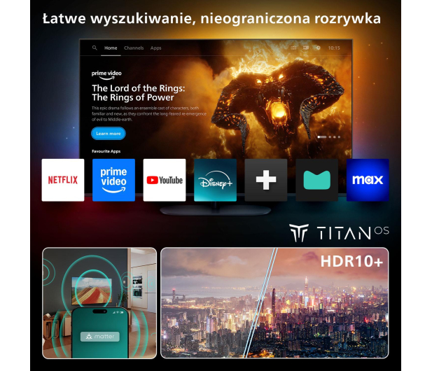 PHILIPS 75" 75PUS7810 4K QLED, Pixel Precise Ultra HD, HDR10+ - 1335618 - zdjęcie 10